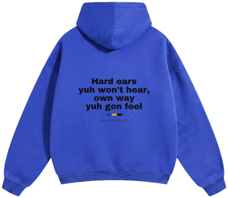 Barbados hoodie, back